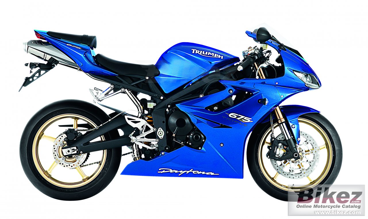 Big Triumph daytona 675 picture and wallpaper from Bikez.com